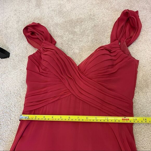 Bari Jay Red bridesmaid prom gown formal dress Sz 6🔥 - Picture 12 of 13